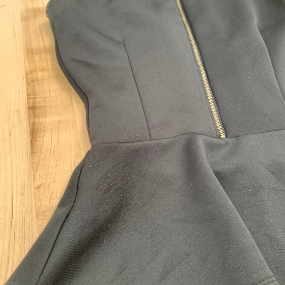 Dynamite black peplum top - Picture 3 of 5